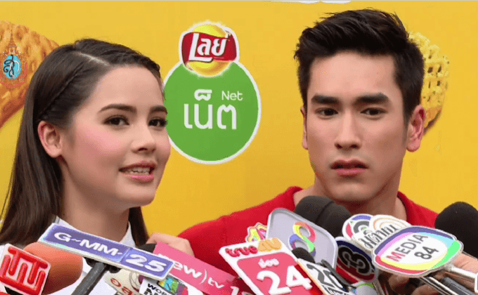 “ณเดชน์” ควง ญาญ่า” แจงดราม่าถ่ายแบบยกขาสูง