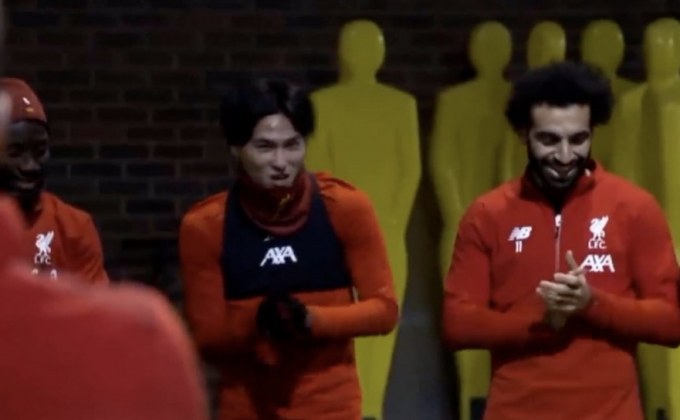 “มินามิโนะ” ลงซ้อมมื้อแรกกับลิเวอร์พูลแล้ว