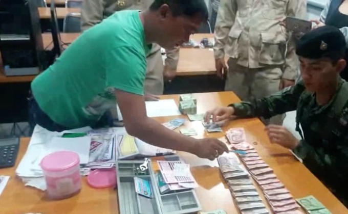 บุกทลายบ่อนบาคาร่าออนไลน์ จ.สุรินทร์