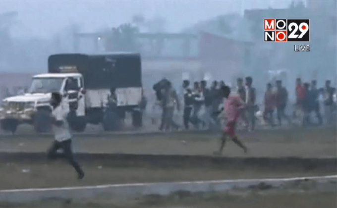 ช้างตกมันบุกอาละวาดในอินเดีย