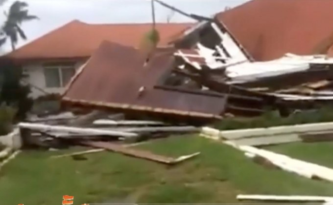 พายุไซโคลนกีตาพัดถล่มตองกา