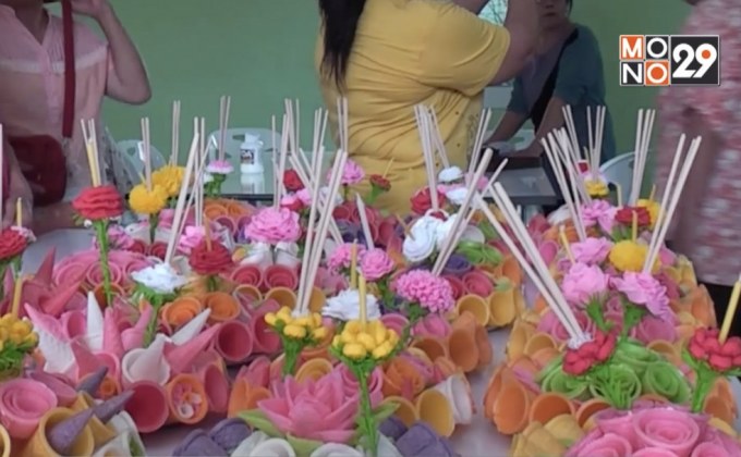 กระทงเปลือกข้าวโพด-กรวยใส่ไอศกรีม รักสิ่งแวดล้อม