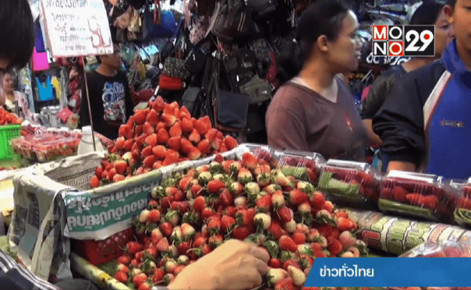 สตรอเบอรี่พันธุ์พระราชทาน 80 ออกสู่ตลาดแล้ว