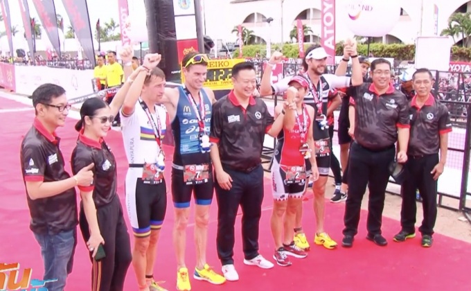 คนเหล็กออสซี่คว้าชัยพัทยาไตรแอทลอน 2017