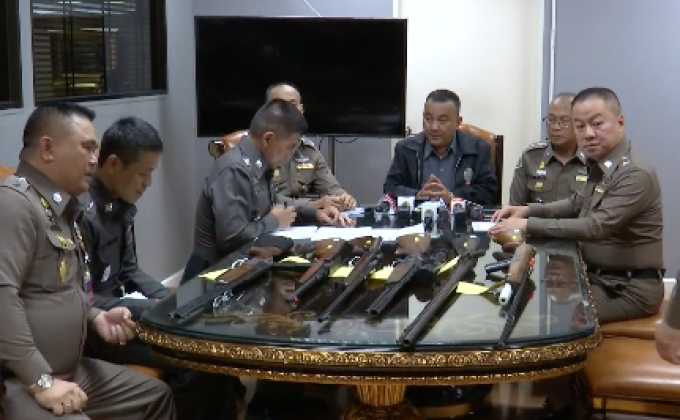 ผลตรวจปืน “เปรมชัย” พบผิดกฎหมาย 6 กระบอก