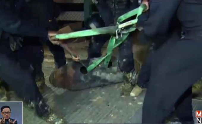 ฮ่องกงทำลายระเบิดสมัยสงครามโลกครั้งที่ 2