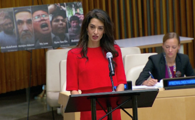 อามาล คลูนีย์ เรียกร้องเมียนมาปล่อยตัว 2 นักข่าวรอยเตอร์