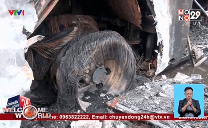 รถบัสชนกันในเวียดนาม ตาย 13