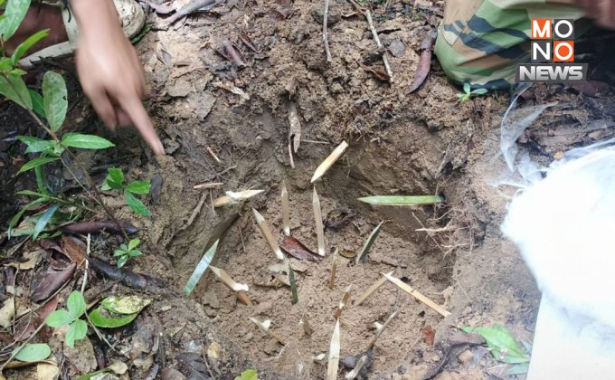 มือถือทหารเขมรโป๊ะแตก! คลิปสอนฝังทุ่น PMN-2 เล็งข้อเท้า พบทำหลุมขวากดักทหารไทย