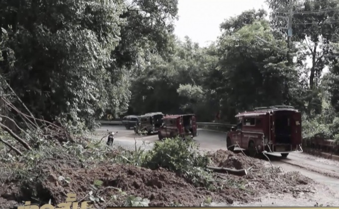 ดอยสุเทพฝนตกหนักเกิดดินสไลด์หลายจุด