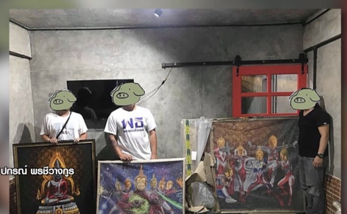 ปิดประมูลภาพ “พระอุลตร้าแมน” ยอด 6 แสน