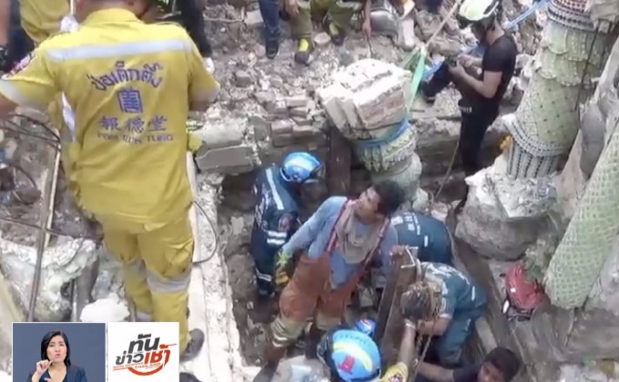 เร่งตรวจสอบหอระฆังวัดพระยาทำถล่ม