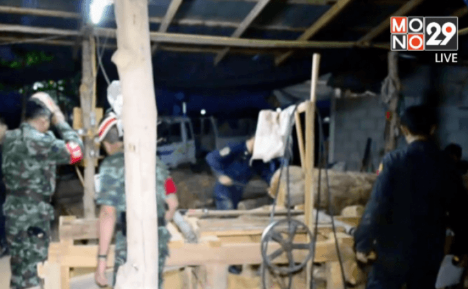 จับโรงไม้แปรรูปเถื่อน จ.เชียงราย