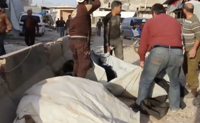 เหตุโจมตีทางอากาศในซีเรีย คร่า 61 ชีวิต