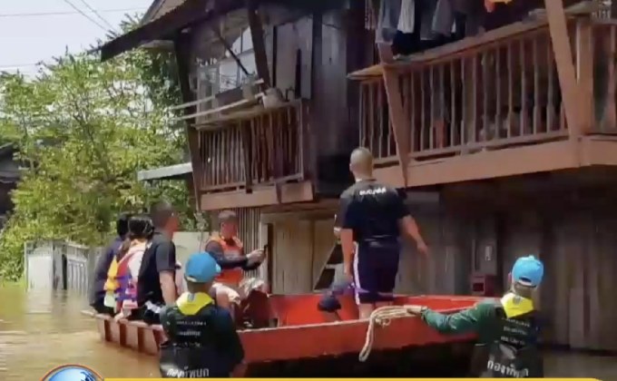 น้ำหลาก อ.จอมบึงคลี่คลาย-เร่งสำรวจความเสียหาย