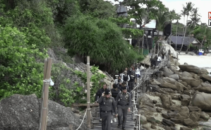 ทำแผนมือยิงถล่มบังกะโลบนเกาะพะงัน