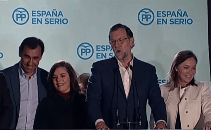 พรรครัฐบาลสเปนชนะการเลือกตั้ง