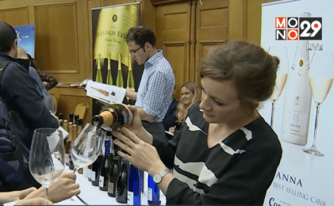 ธุรกิจไวน์อังกฤษกำลังเติบโต