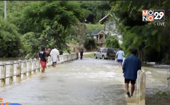 น้ำเขื่อนแก่งกระจานหลากท่วมรีสอร์ท จ.เพชรบุรี