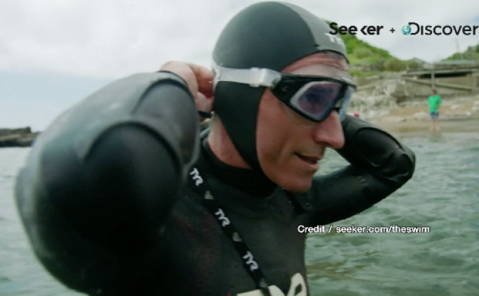 ​ชาวฝรั่งเศสเริ่มว่ายน้ำข้ามมหาสมุทรแปซิฟิก