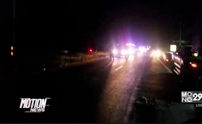 รถพ่วงชนจักรยานยนต์มีผู้เสียชีวิต 1 คน