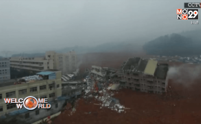 พบผู้รอดชีวิตจากเหตุดินถล่มในจีน