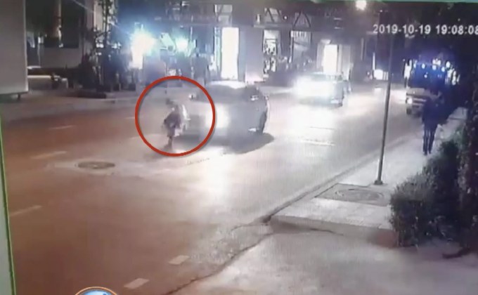 เตือนภัยมิจฉาชีพ หนุ่มโดดให้รถชนหวังค่าเสียหาย