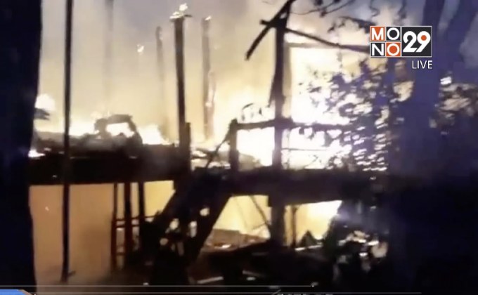 เพลิงไหม้กุฏิเก่าอายุ 100 ปี จ.พระนครศรีอยุธยา