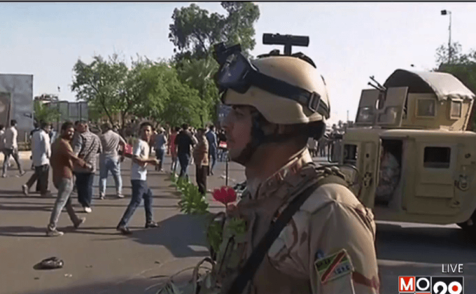 อิรักสลายฝูงชนที่จะฝ่าเข้าไปใน “เขตสีเขียว”