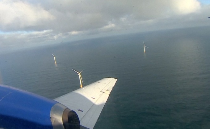 เปิดทำการทุ่งกังหันลมกลางทะเลที่ใหญ่ที่สุดในโลก