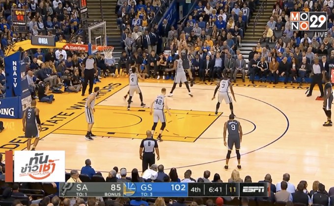 นักรบโค่นสเปอร์ส่ง “โค้ชเคอร์” คว้าชัย 250 เกมใน NBA