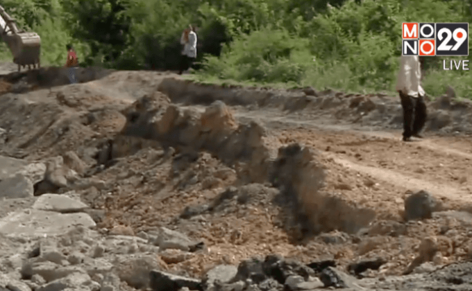 กรมทางหลวงชนบทเฝ้าระวังถนนทรุด 24 ชม.