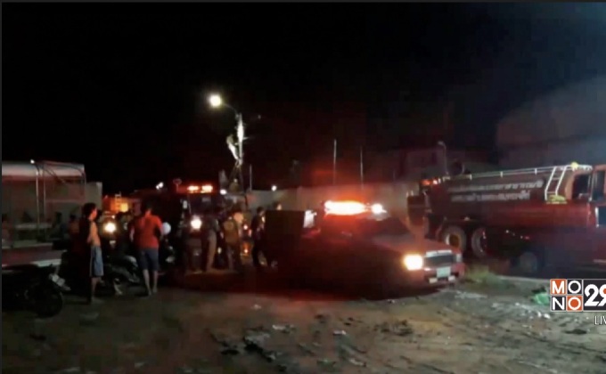 ไฟไหม้โรงงานปั่นด้าย จ.สมุทรปราการ