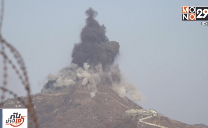 ​เกาหลีเหนือทำลายป้อมรักษาความปลอดภัยชายแดน