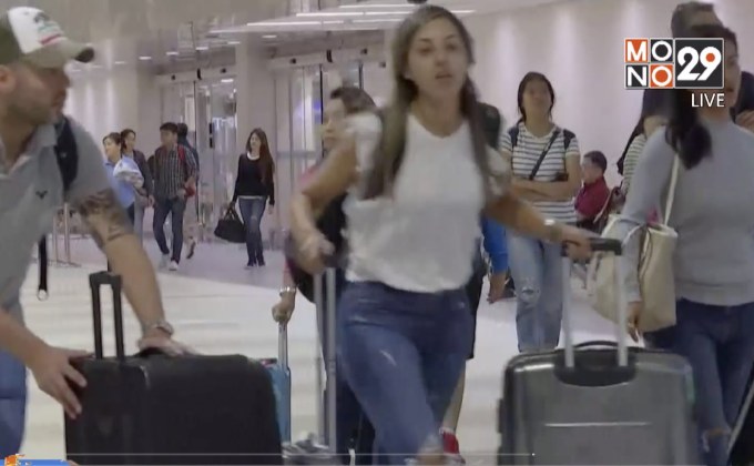 ประชาชนเดินทางกลับแน่นสนามบินดอนเมือง