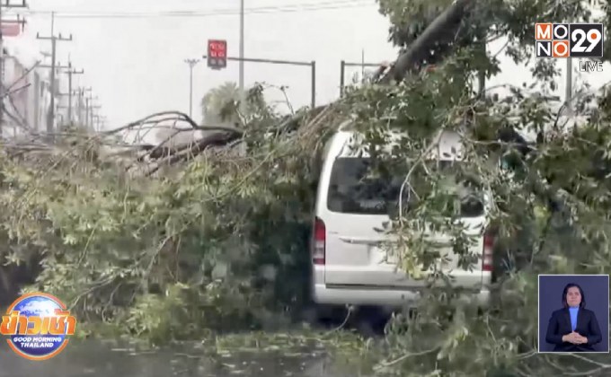 พายุฤดูร้อนพัดถล่ม ปักธงชัย-ปากช่อง เสียหายหนัก