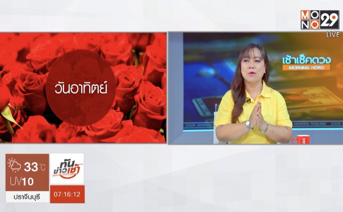 เช็คดวงรายสัปดาห์ กับ อ.เดียร์ ปานชีวา