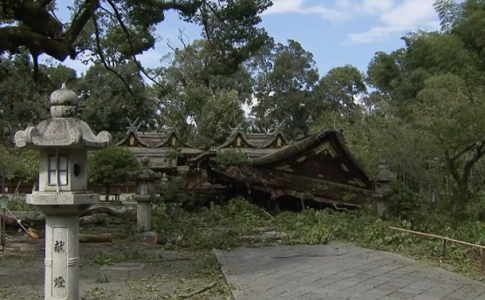​ไต้ฝุ่น “เชบี” ถล่มญี่ปุ่น คร่า 11 ชีวิต