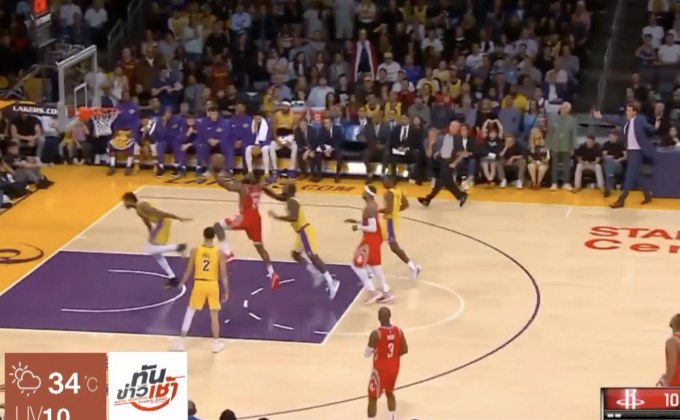 “คิงเจมส์” ช่วยไม่ไหว เลเกอร์สโดนร็อคเก็ตส์บุกอัด