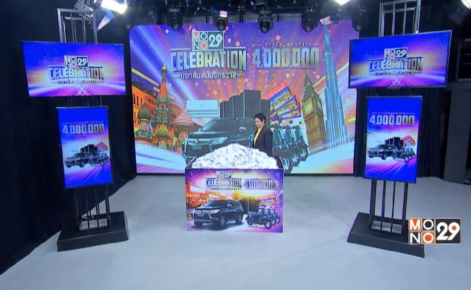ประกาศผลผู้โชคดีกิจกรรม “Mono29 Celebration” ครั้งที่ 8