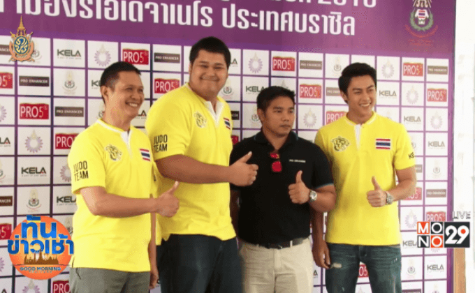 “หมาก ปริญ” ให้กำลังใจ “พีท” ก่อนแข่งยูโดโอลิมปิก