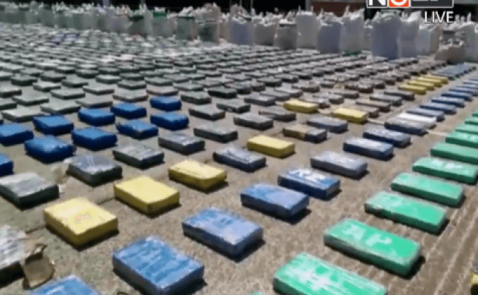 โคลอมเบียจับ “โคเคน” 8 ตัน