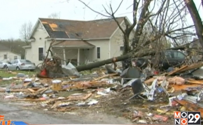 พื้นที่ทางใต้และตะวันตกของสหรัฐฯ เสี่ยงเกิดทอร์นาโด