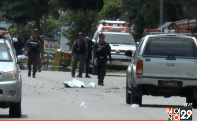 ลอบวางระเบิดหน้าโรงเรียน อ.ตากใบ พ่อ-ลูกสังเวย 2 ศพ