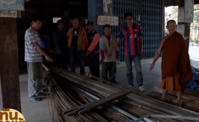 ชาวบ้านร้องสื่อฯ ถูกโกงเงินก่อสร้างเมรุ