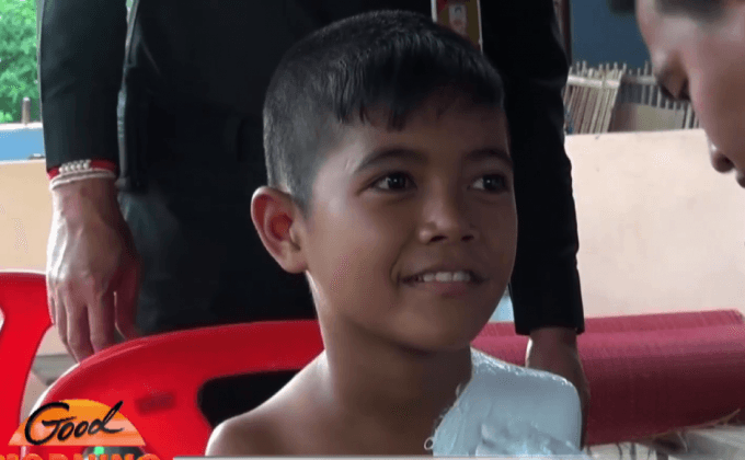 พระเมตตา หนุนชีวิต “น้องทาม”