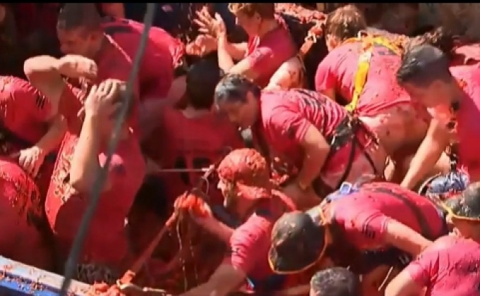 เทศกาลปามะเขือเทศในสเปน