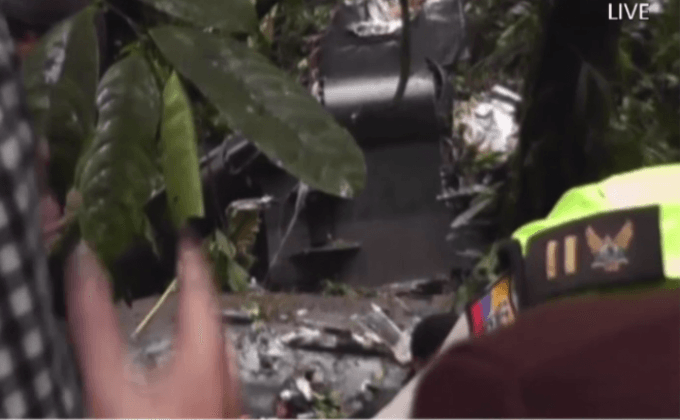 เครื่องบินทหารตกในเอกวาดอร์