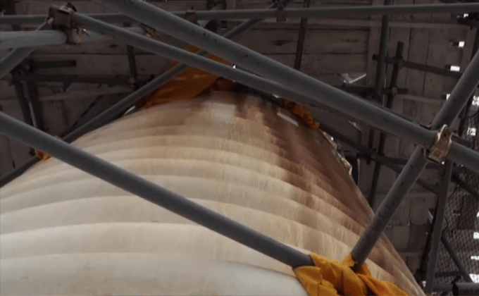 ตรวจสนิมปลียอดพระบรมธาตุฯนครศรีธรรมราช