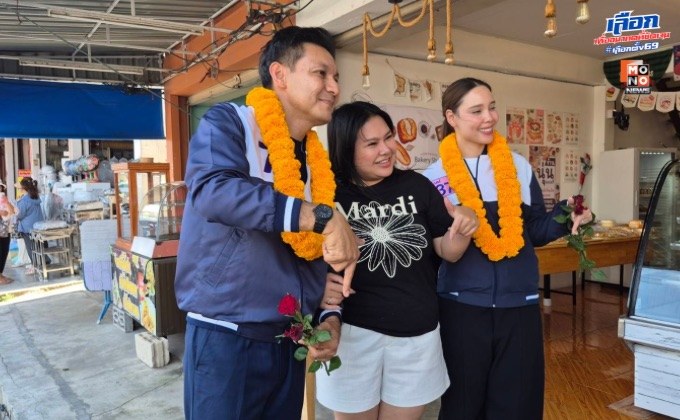 “ซาบีดา – มนัญญา” ลงพื้นที่ เขต 3 ทับสะแก- บางสะพาน จ.ประจวบฯ ช่วยผู้สมัคร  สส.”พงษ์พันธ์” เบอร์ 7 หาเสียงช่วงโค้งสุดท้าย